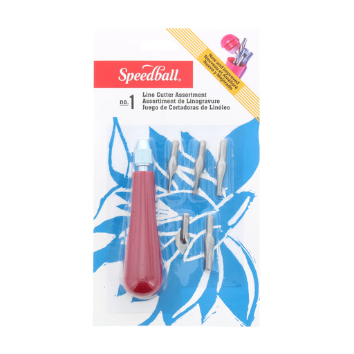 Speedball Lino Cutter Assortment No. 1. With Handle