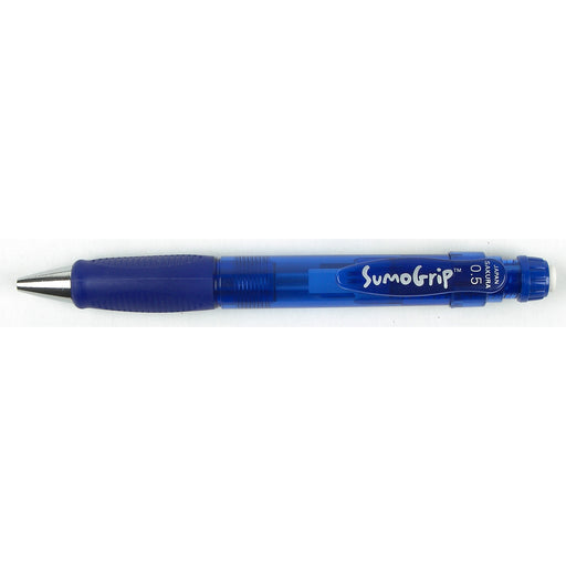 SAKURA SumoGrip 0.5mm Mechanical Pencil, Ergonomic Grip, Blue Barrel