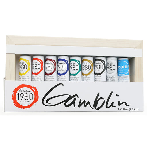 Gamblin 1980 Oil Color Introductory Set, 8-Colors