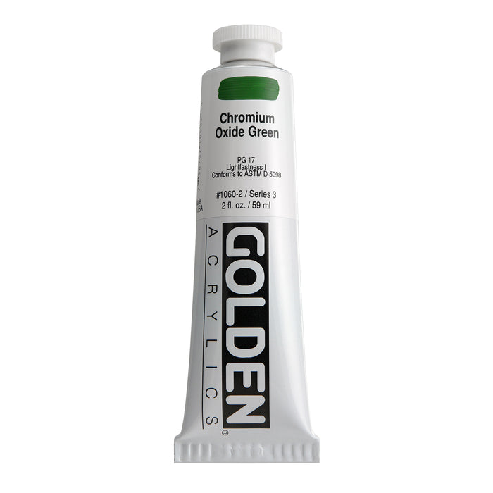 GoldenHeavy Body Acrylics, 2 oz., Chromium Oxide Green