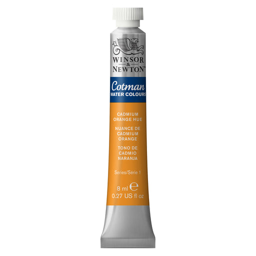 Winsor & Newton Cotman Watercolor, 8ml, Cadmium Orange Hue