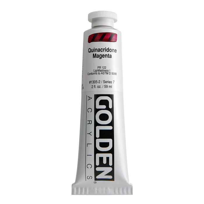 Golden Heavy Body Acrylic, 2 oz., Quinacridone Magenta