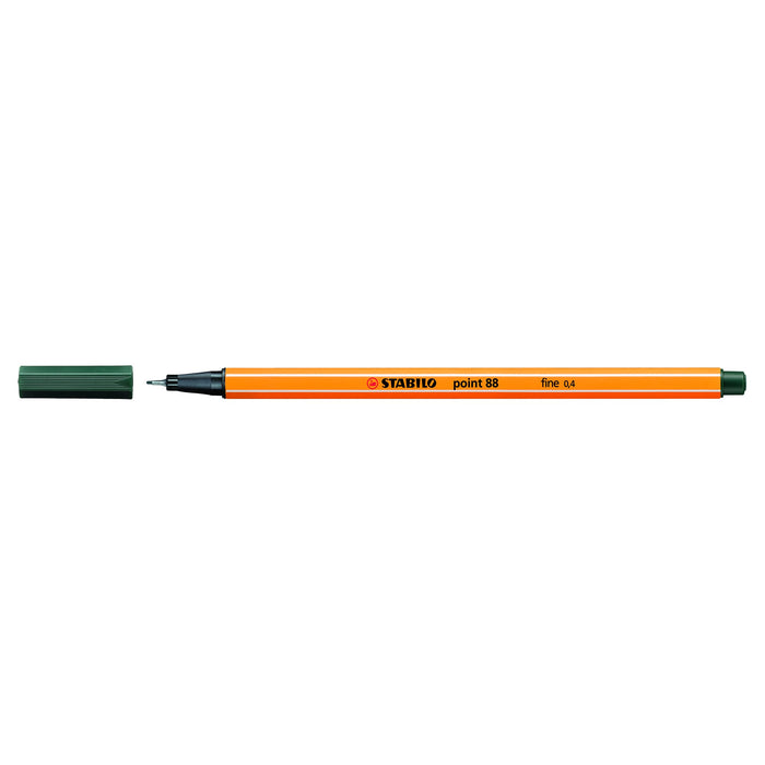 STABILO point 88 Pen, Olive Green