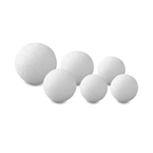 FloraCraft Styrofoam Balls, 2.5" - 4", 6/Pkg.