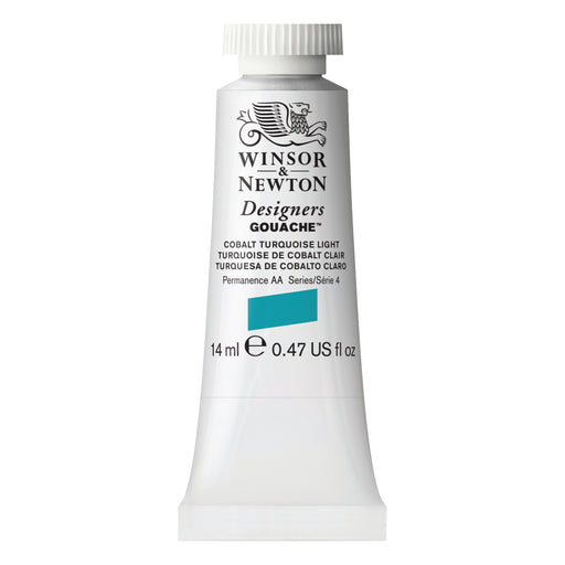 Winsor & Newton Designers Gouache Color, 14ml, Cobalt Turquoise Light