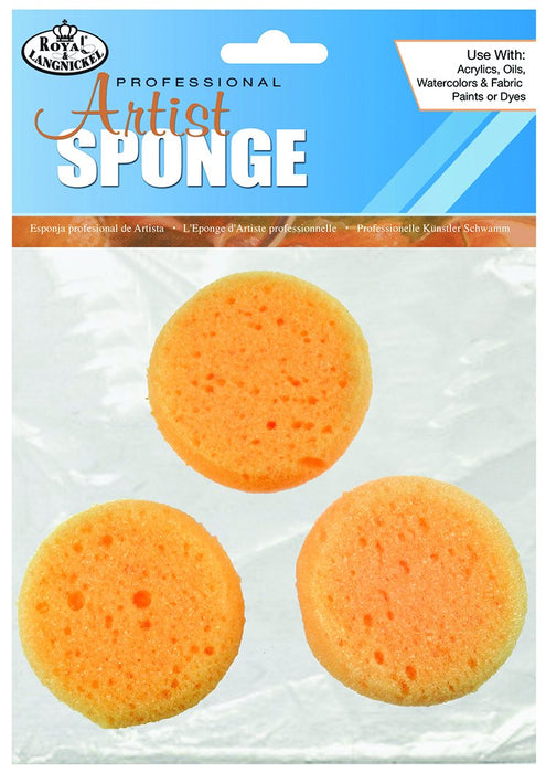 Royal Brush Artist's Sponge, Synthetic, 3/Pkg.