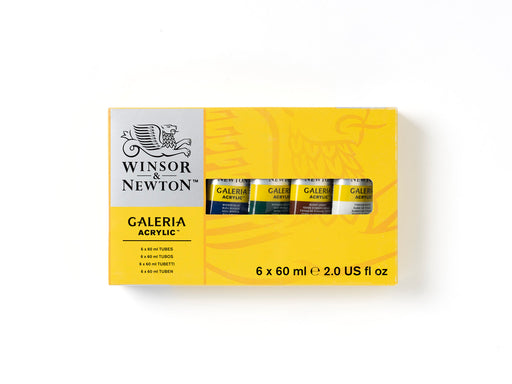 Winsor & Newton Galeria Acrylic Color Set, 60ml, 6-Colors