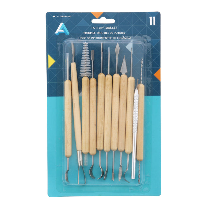 Art Alternatives Pottery Tool Set, 11-Pieces