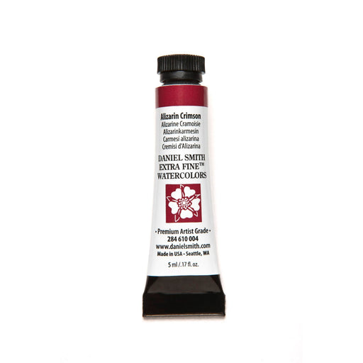 Daniel Smith Extra Fine Watercolor, 5 ml, Alizarin Crimson