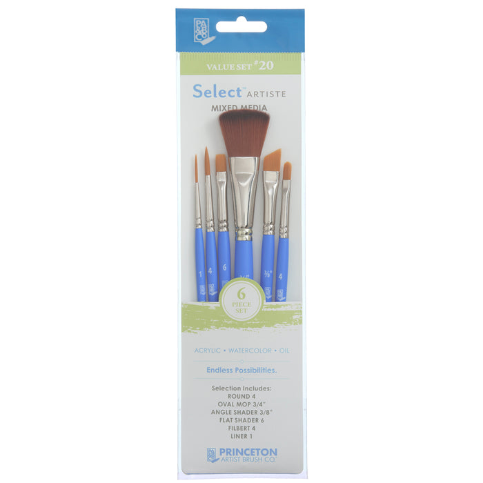 Princeton Brush Select Artiste Brush Value Set, #20