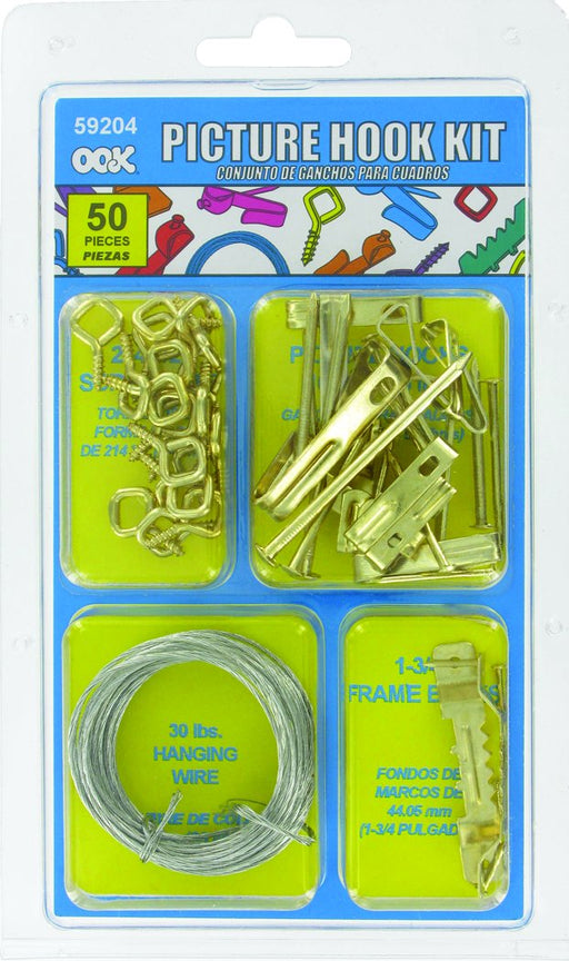 Ook Picture Hook Kit, 50-Pieces