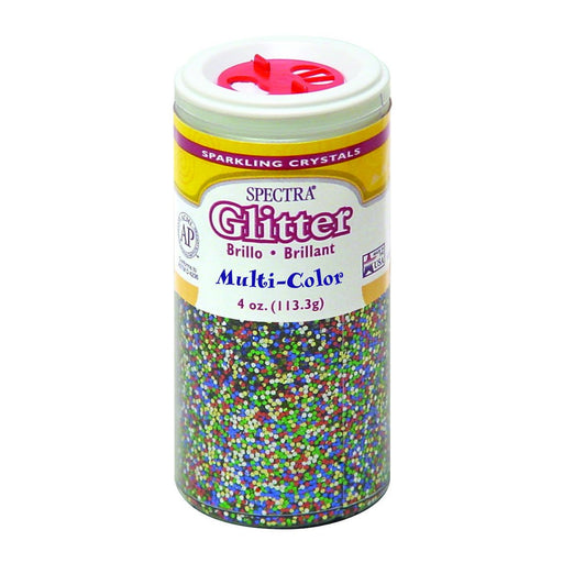 Pacon Spectra Glitter Sparkling Crystals, 4 oz., Multi-Color