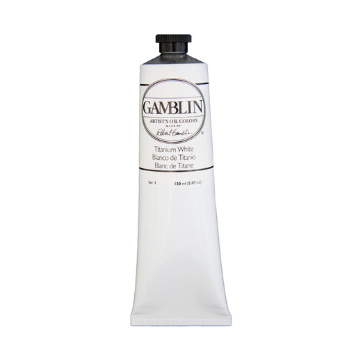 Gamblin Artist Grade Oil Color, 150ml, Titanium White