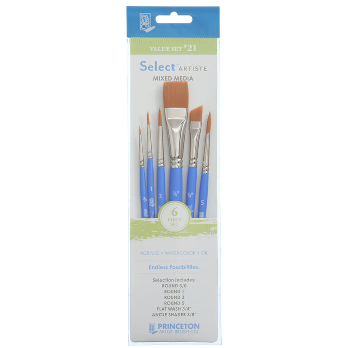 Princeton Brush Select Artiste Brush Value Set, #21