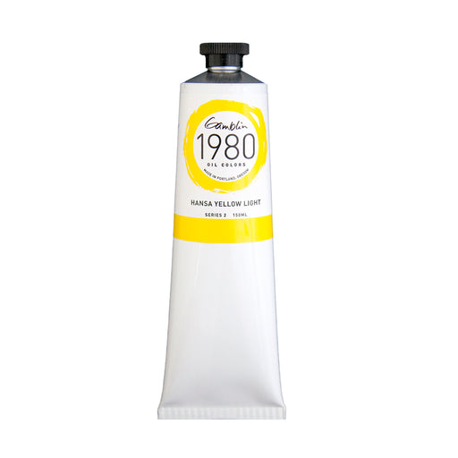 Gamblin 1980 Oil Color, 150ml, Hansa Yellow Light