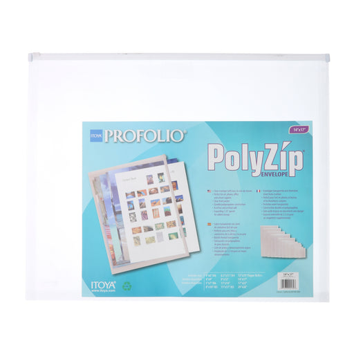 Itoya Art Profolio PolyZip Envelope, 14" x 17"