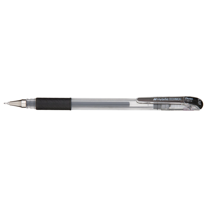 Pentel Hybrid Technica Pen, .8mm, Black