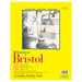 Strathmore Bristol Paper Pad, 300 Series, Tape-Bound, 20 Sheets, Smooth, 11" x 14""