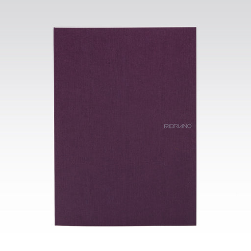 Fabriano EcoQua Dot Grid Note Pad, Large, Glue-Bound, 90 Sheets, Wine