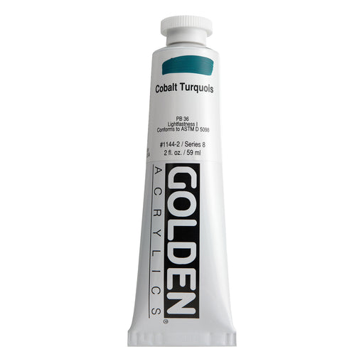 Golden Heavy Body Acrylic, 2 oz., Cobalt Turquois