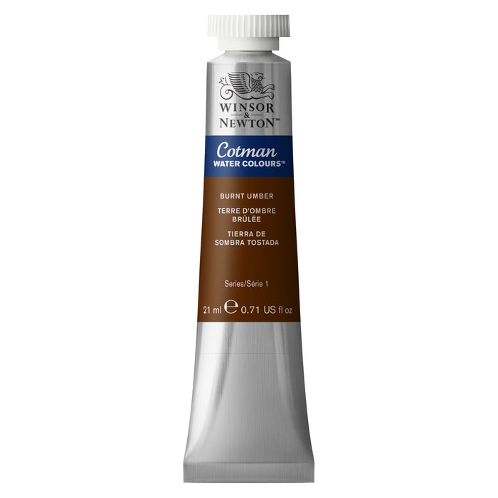 Winsor & Newton Cotman Watercolor, 21ml, Burnt Umber