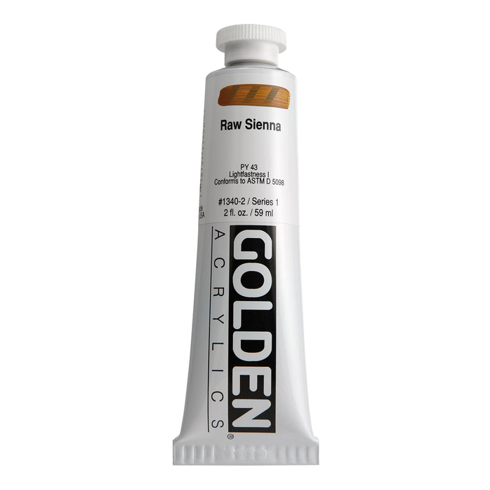 Golden Heavy Body Acrylic, 2 oz., Raw Sienna