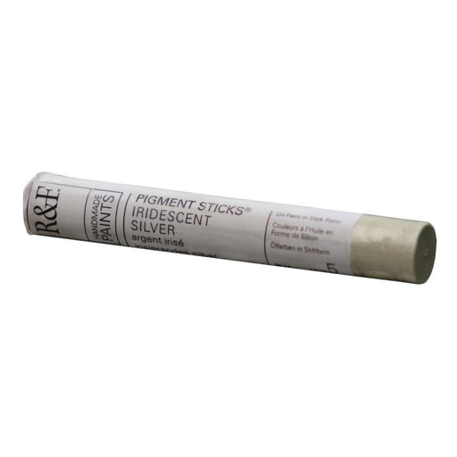 R&F Handmade Paints Pigment Stick, 38ml, Iridescent Silver