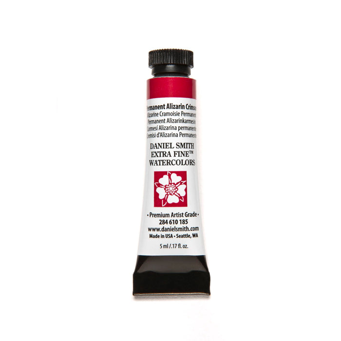 Daniel Smith Extra Fine Watercolor, 5 ml, Permanent Alizarin Crimson