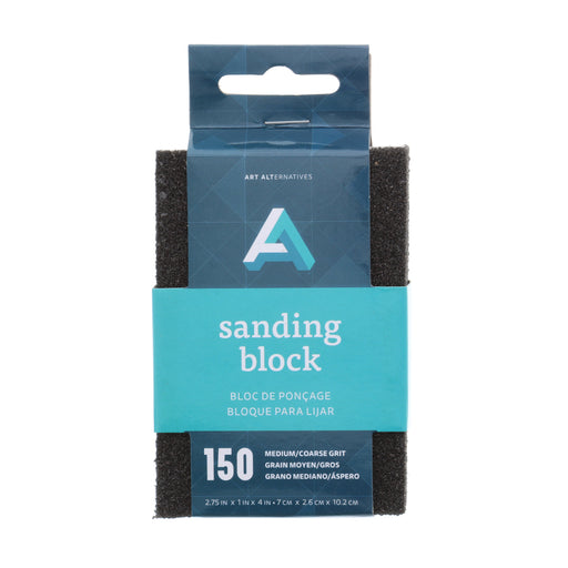 Art Alternatives Sanding Block, 2.75" x 1" x 4", Medium/Coarse