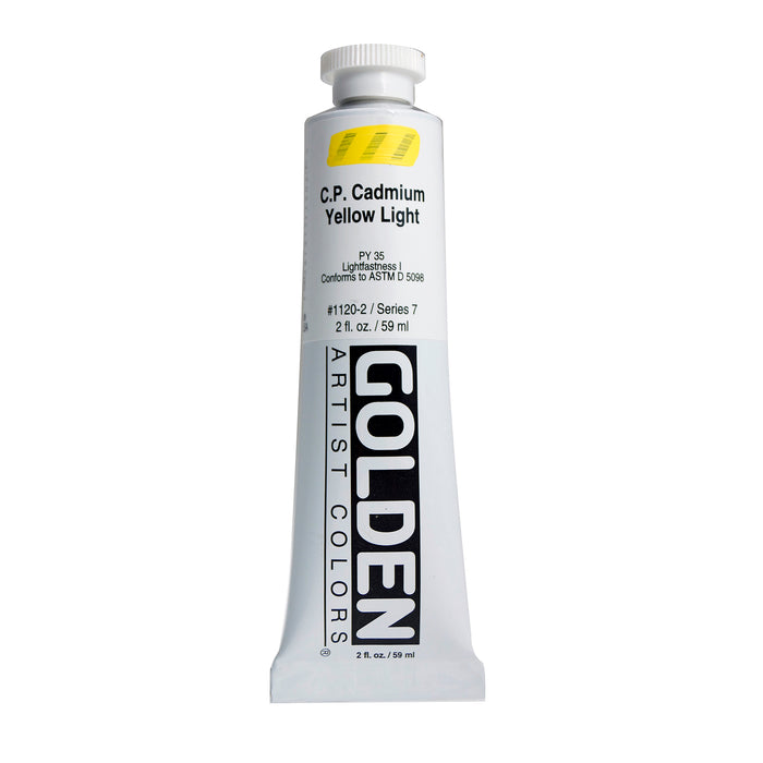 GoldenHeavy Body Acrylics, 2oz., C P Cadmium Yellow Light