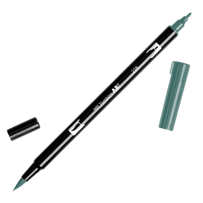 Tombow Dual Brush-Pen, Gray Green #228