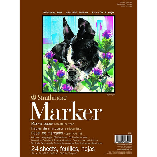 Strathmore Marker Paper Pad, 400 Series, 9" x 12"