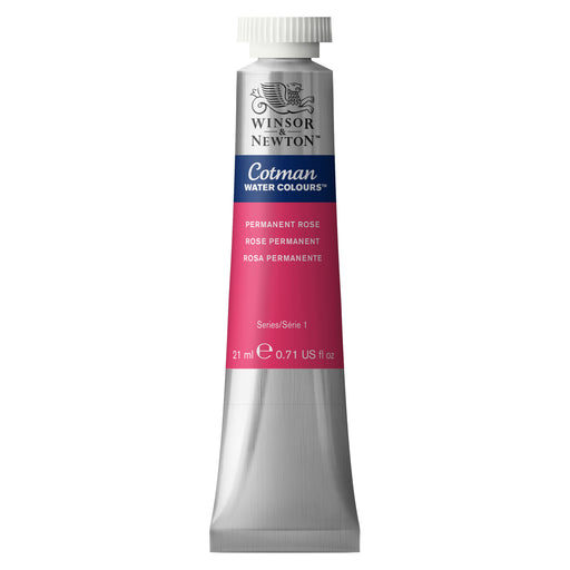 Winsor & Newton Cotman Watercolor, 21ml, Permanent Rose