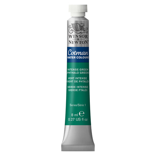 Winsor & Newton Cotman Watercolor, 8ml, Intense Pthalo Green