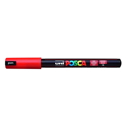 POSCA Paint Pen, PC-1MR Ultra-Fine Tip, Red