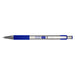 Zebra G-301 Retractable Gel Pen, .7mm, Blue