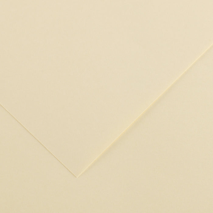 Canson Colorline Paper, 19" x 25", Cream, 10 Sheets/Pkg.