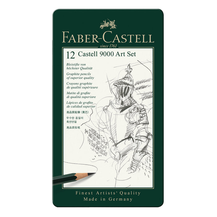 Faber-Castell 9000 Art Set, 12-Pencils