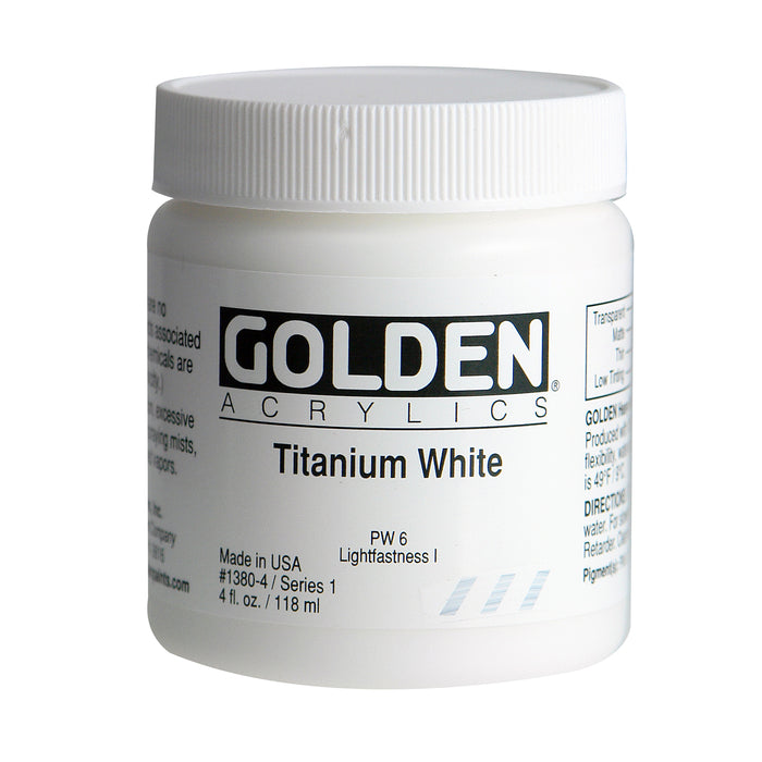 Golden Heavy Body Acrylic, 4 oz., Titanium White