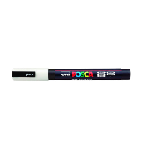 POSCA Paint Marker, PC-3M Fine Bullet, White