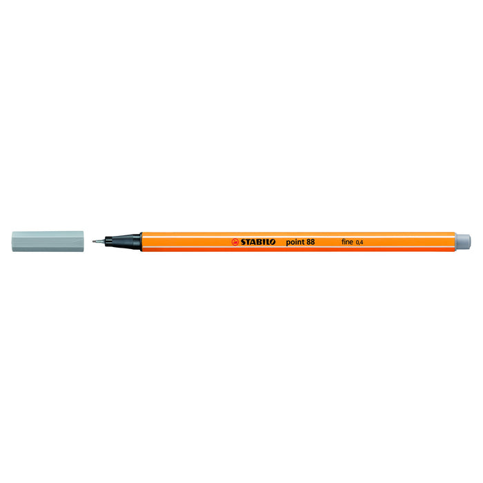 STABILO point 88 Pen, Medium Cold Grey