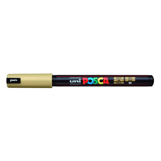 POSCA Paint Pen, PC-1MR Ultra-Fine Tip, Gold