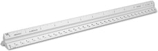 Alumicolor Solid Architect Scale, 12", Silver