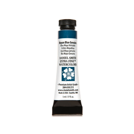 Daniel Smith Extra Fine Watercolor, 5 ml, Mayan Blue Genuine