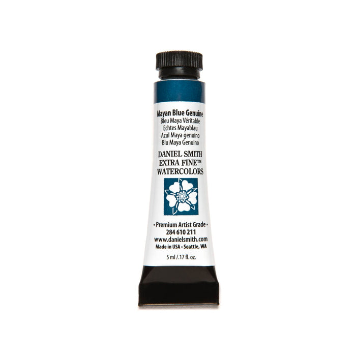 Daniel Smith Extra Fine Watercolor, 5 ml, Mayan Blue Genuine