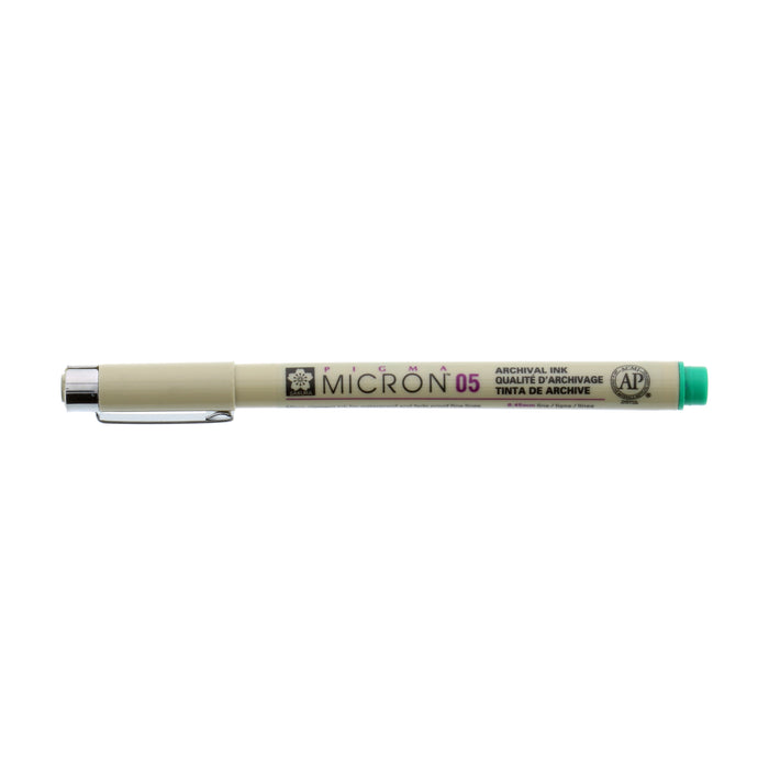 Sakura Pigma Micron Pen, .45mm, Green 05