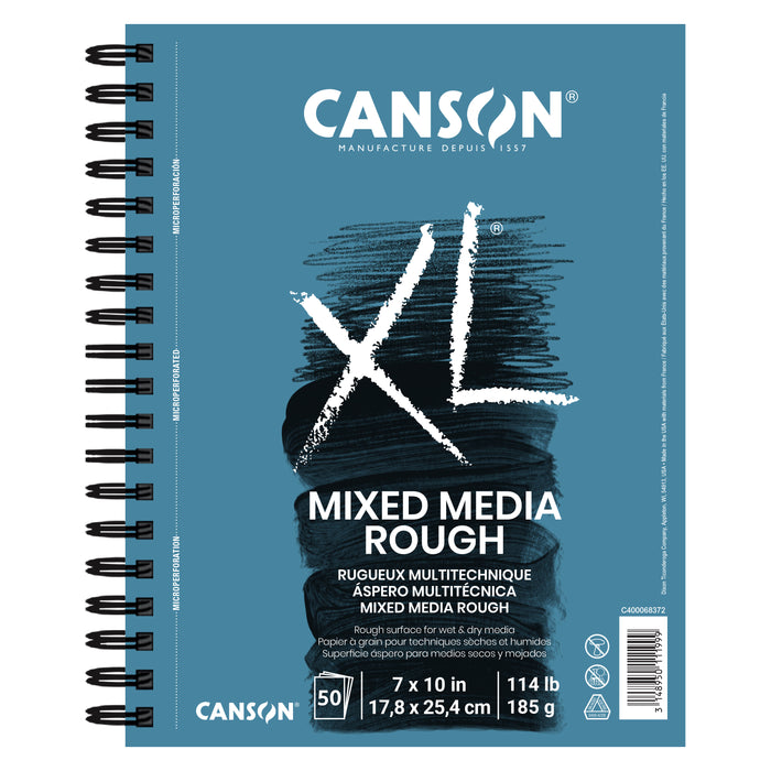 Canson XL Mix Media Pad, 7” x 10”, Rough