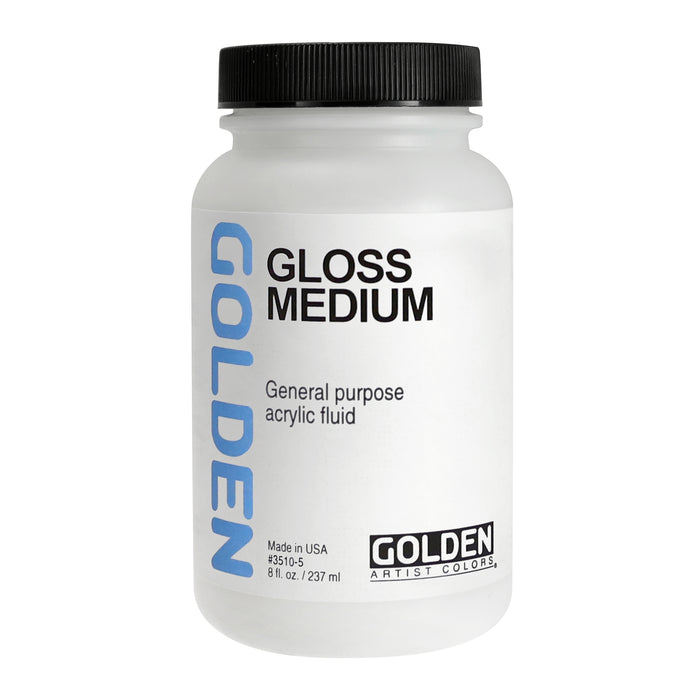 Golden Gloss Medium, 8 oz.