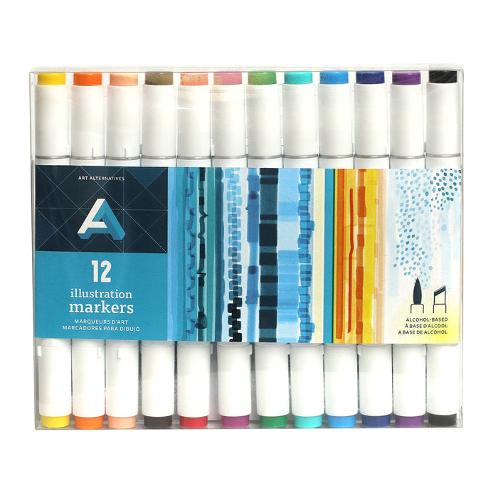 Art Alternatives  Illustration Marker, 12-Marker Set