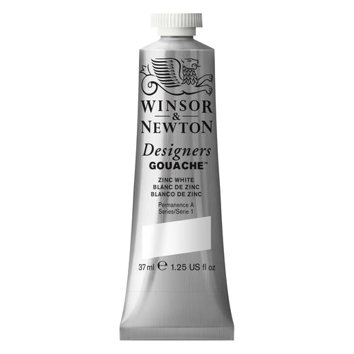 Winsor & Newton Designers Gouache Color, 37ml, Zinc White